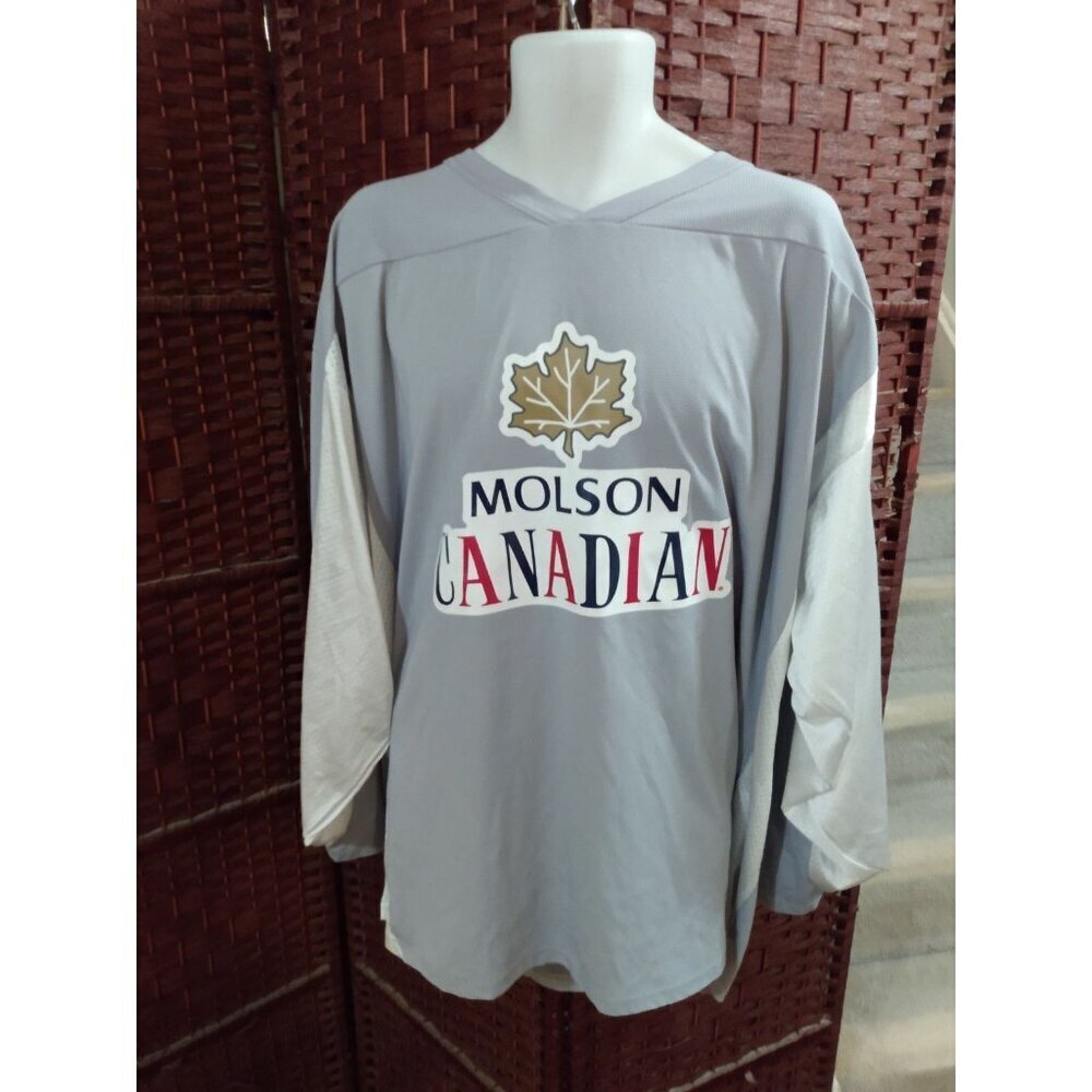 Molson Canadian Beer Hockey Jersey Adult XXL Canada Shinny